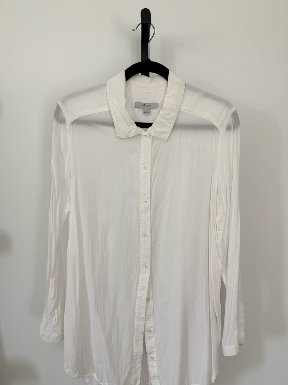 Classic White Button-Down Shirt